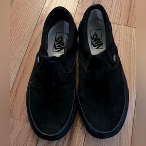 Slip on canvas black vans